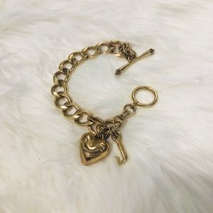 Juicy Couture Gold Charm Bracelet